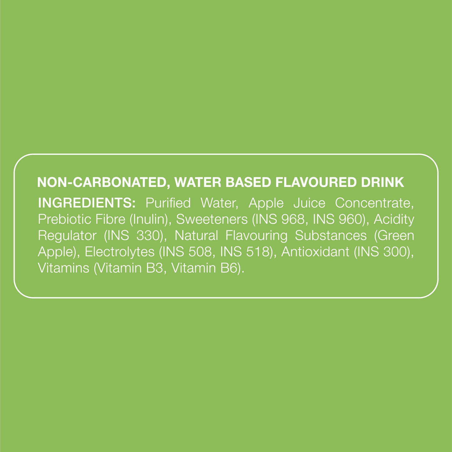 Green Apple Flavoured Water