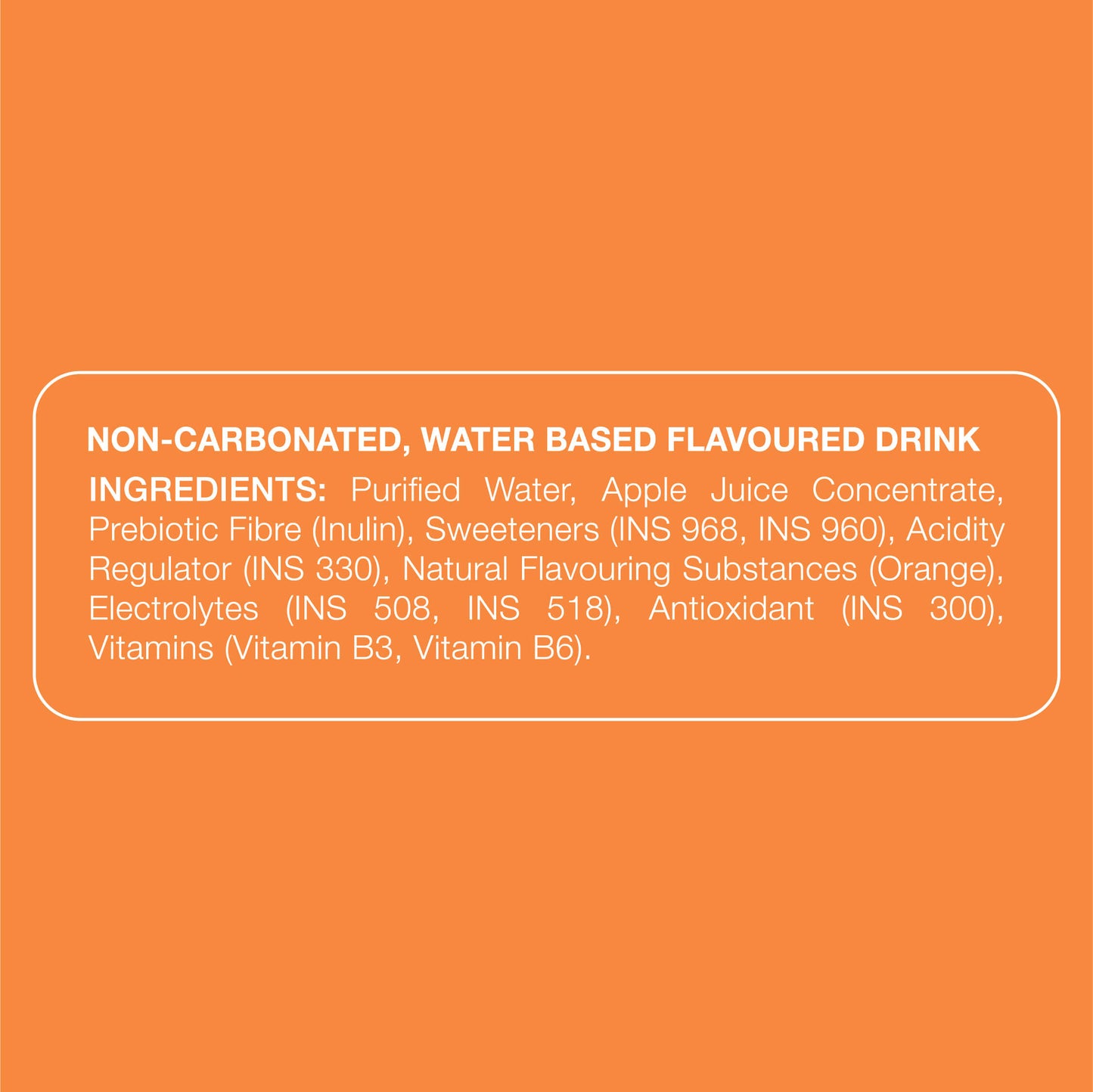 Orange Flavoured Water